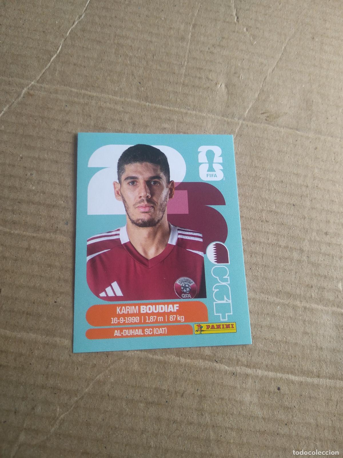 Cromos de f&uacute;tbol: QAT 10 KARIM BOUDIAF QATAR CATAR CROMO FUTBOL PANINI MUNDIAL 2026 WORLD CUP COPA MUNDO