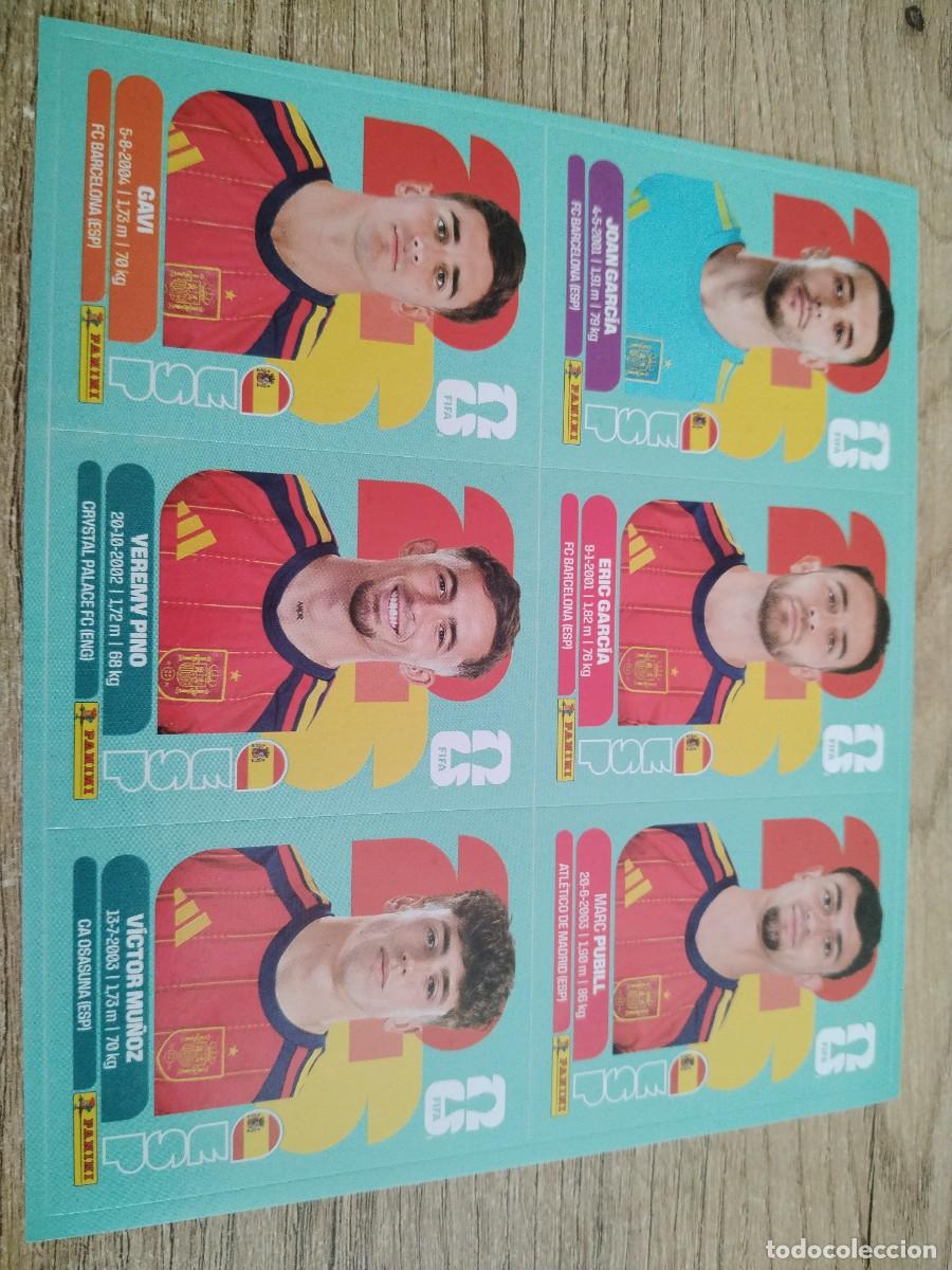 Cromos de f&uacute;tbol: CROMO MUNDIAL 2026 - LAMINA CON 6 CROMOS REVISTA JUGON