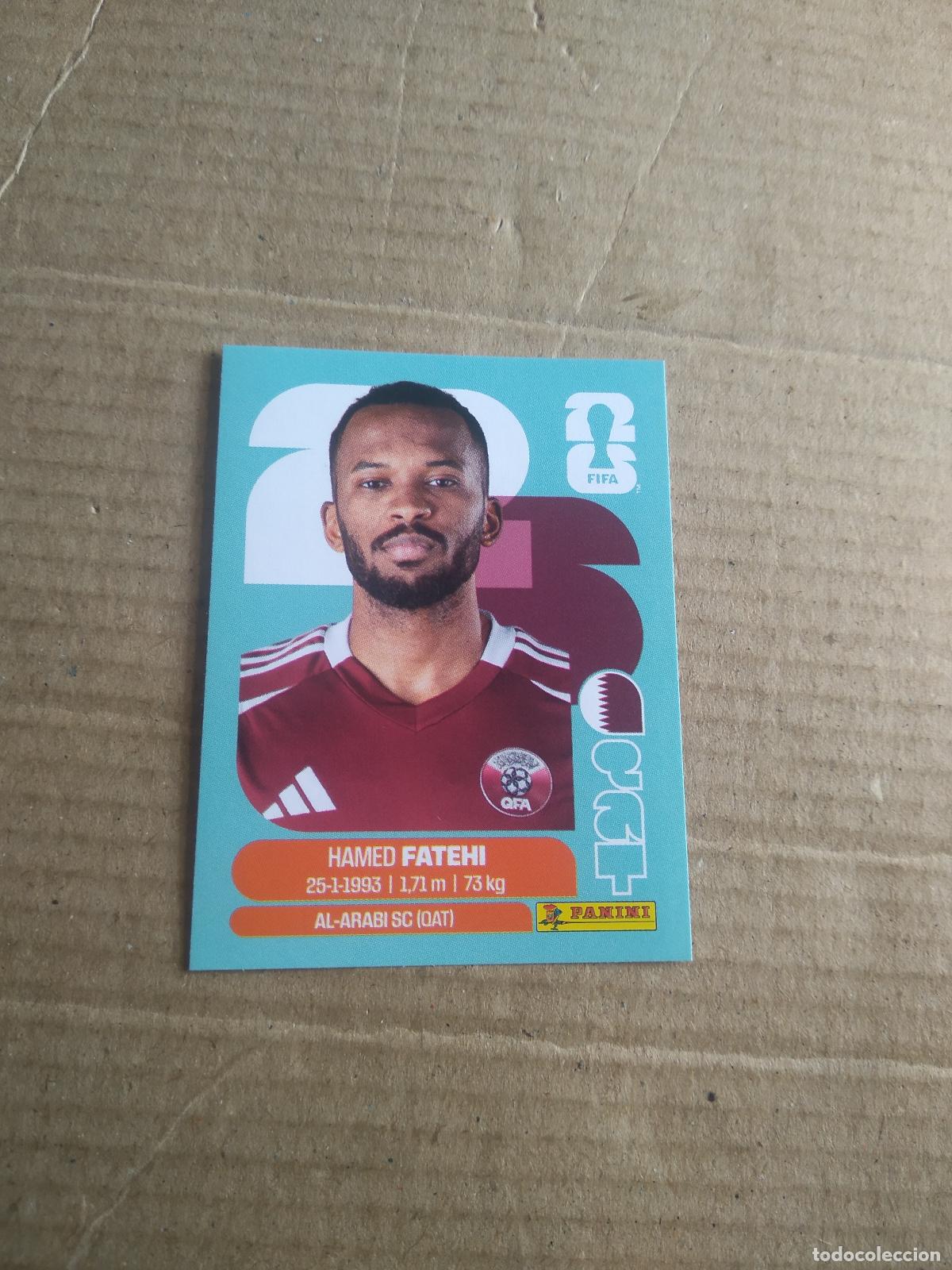 Cromos de f&uacute;tbol: QAT 12 HAMED FATEHI QATAR CATAR CROMO FUTBOL PANINI MUNDIAL 2026 WORLD CUP COPA MUNDO