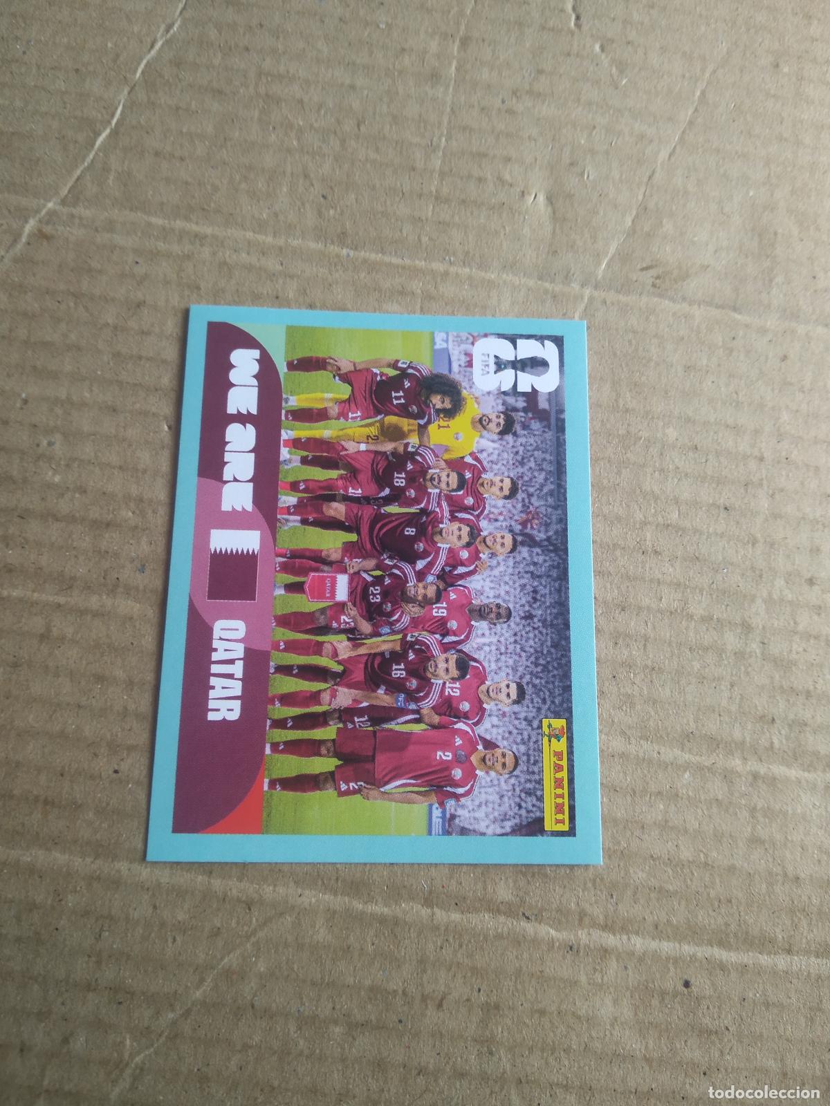 Cromos de f&uacute;tbol: QAT 13 EQUIPO PLANTILLA QATAR CATAR CROMO FUTBOL PANINI MUNDIAL 2026 WORLD CUP COPA MUNDO