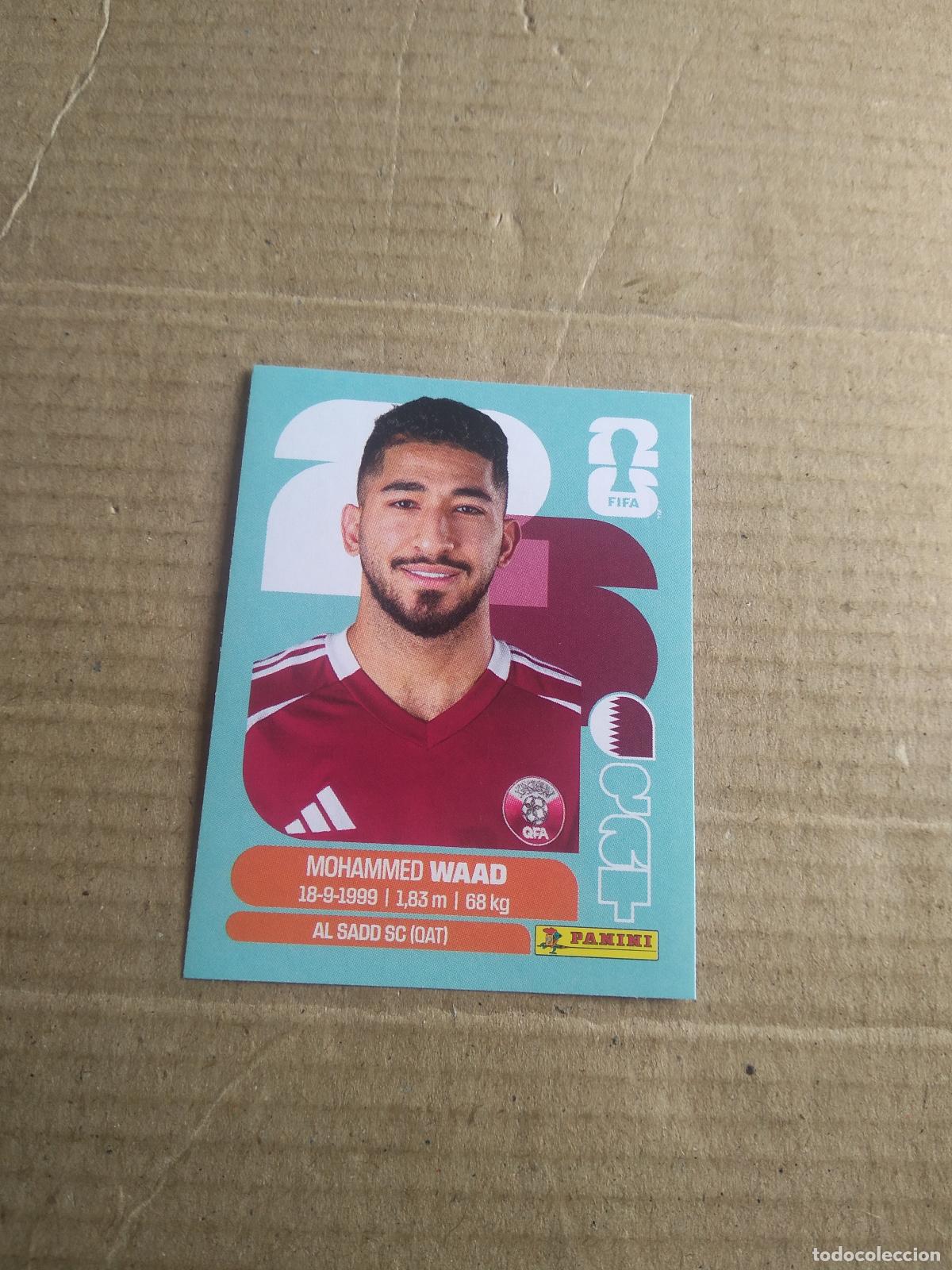 Cromos de f&uacute;tbol: QAT 14 MOHAMMED WAAD QATAR CATAR CROMO FUTBOL PANINI MUNDIAL 2026 WORLD CUP COPA MUNDO