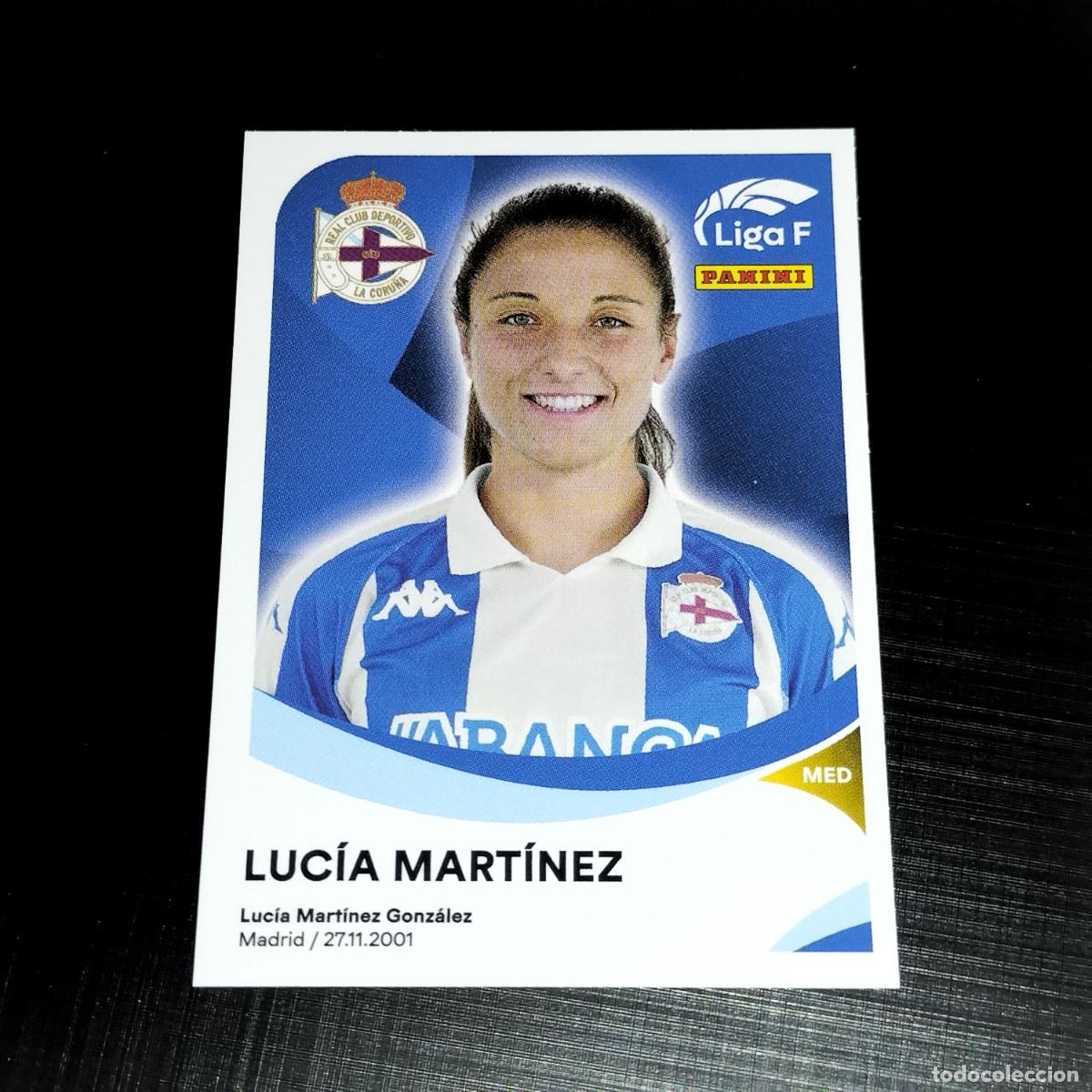 Cromos de f&uacute;tbol: 112 A LUCIA MARTINEZ DEPORTIVO CORU&Ntilde;A ABANCA CROMOS LIGA F FEMENINA PANINI 2024 2025 24 25