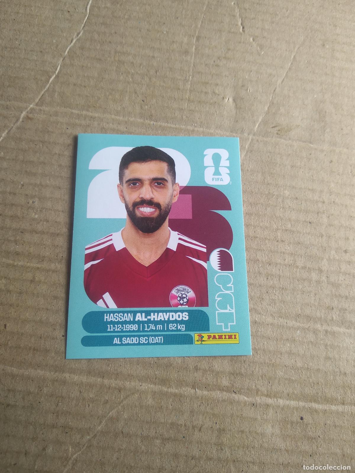 Cromos de f&uacute;tbol: QAT 16 HASSAN AL-HAYDOS QATAR CATAR CROMO FUTBOL PANINI MUNDIAL 2026 WORLD CUP COPA MUNDO