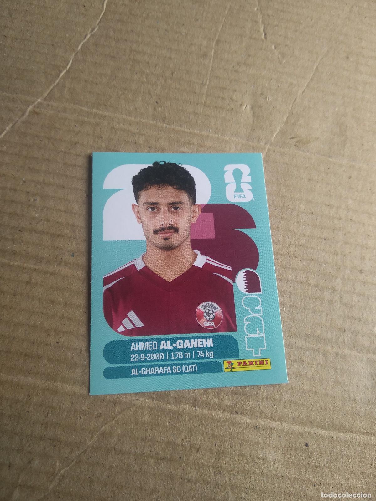 Cromos de f&uacute;tbol: QAT 19 AHMED AL-GANEHI QATAR CATAR CROMO FUTBOL PANINI MUNDIAL 2026 WORLD CUP COPA MUNDO