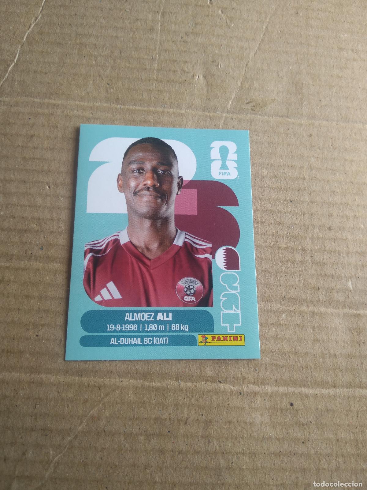 Cromos de f&uacute;tbol: QAT 20 ALMOEZ ALI QATAR CATAR CROMO FUTBOL PANINI MUNDIAL 2026 WORLD CUP COPA MUNDO