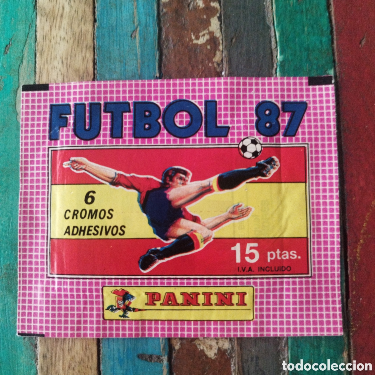 Cromos de f&uacute;tbol: PANINI FUTBOL 87 SOBRE SIN ABRIR EN PERFECTO ESTADO