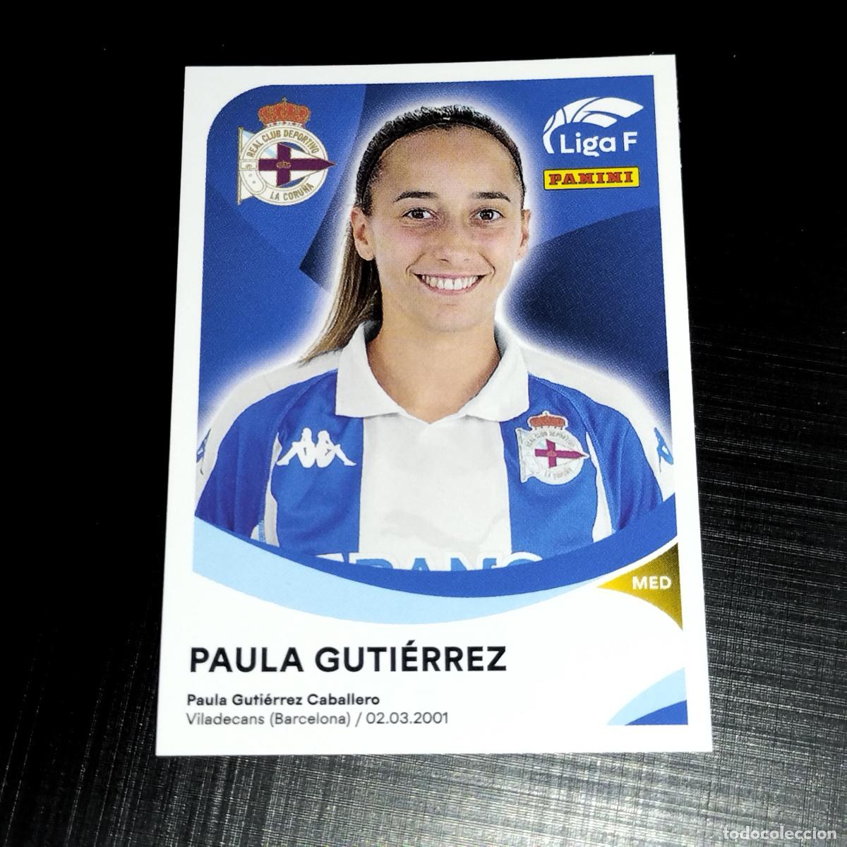 Cromos de f&uacute;tbol: 113 PAULA GUTIERREZ DEPORTIVO CORU&Ntilde;A ABANCA CROMOS LIGA F FEMENINA PANINI 2024 2025 24 25