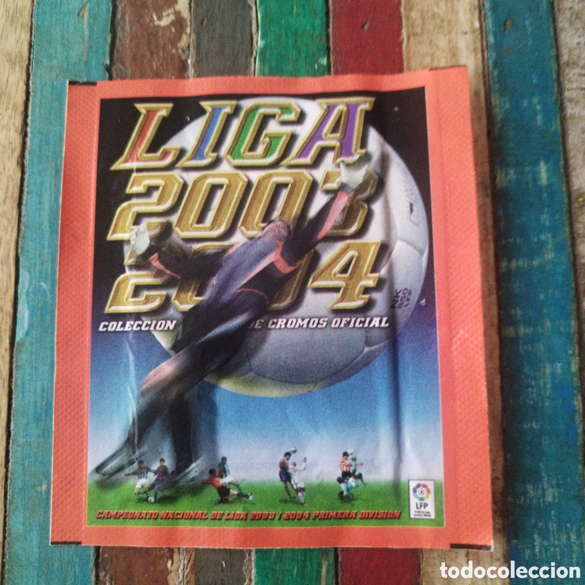 Cromos de f&uacute;tbol: COLECCIONES ESTE 03 04 SOBRE SIN ABRIR, VERSION ANCHA