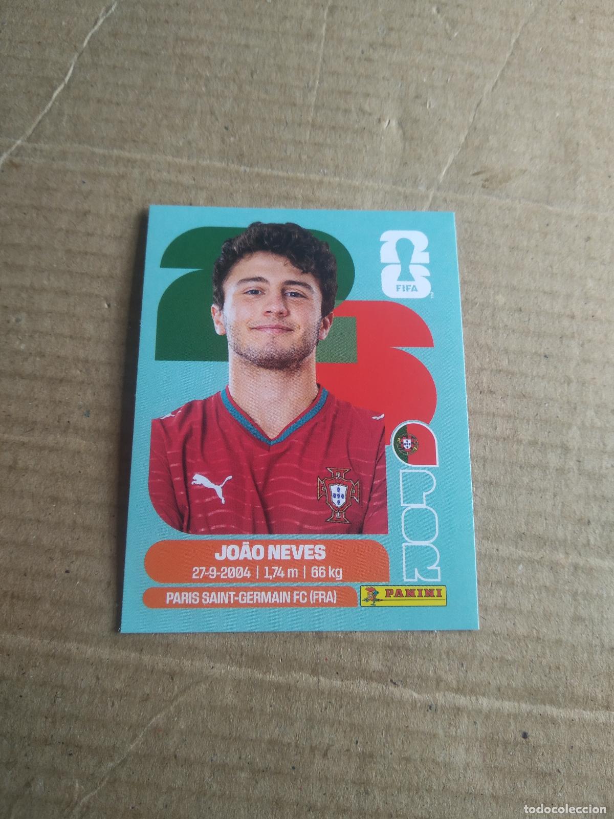 Cromos de f&uacute;tbol: POR 14 JOAO NEVES ROOKIE PORTUGAL CROMO FUTBOL PANINI MUNDIAL 2026 WORLD CUP COPA MUNDO