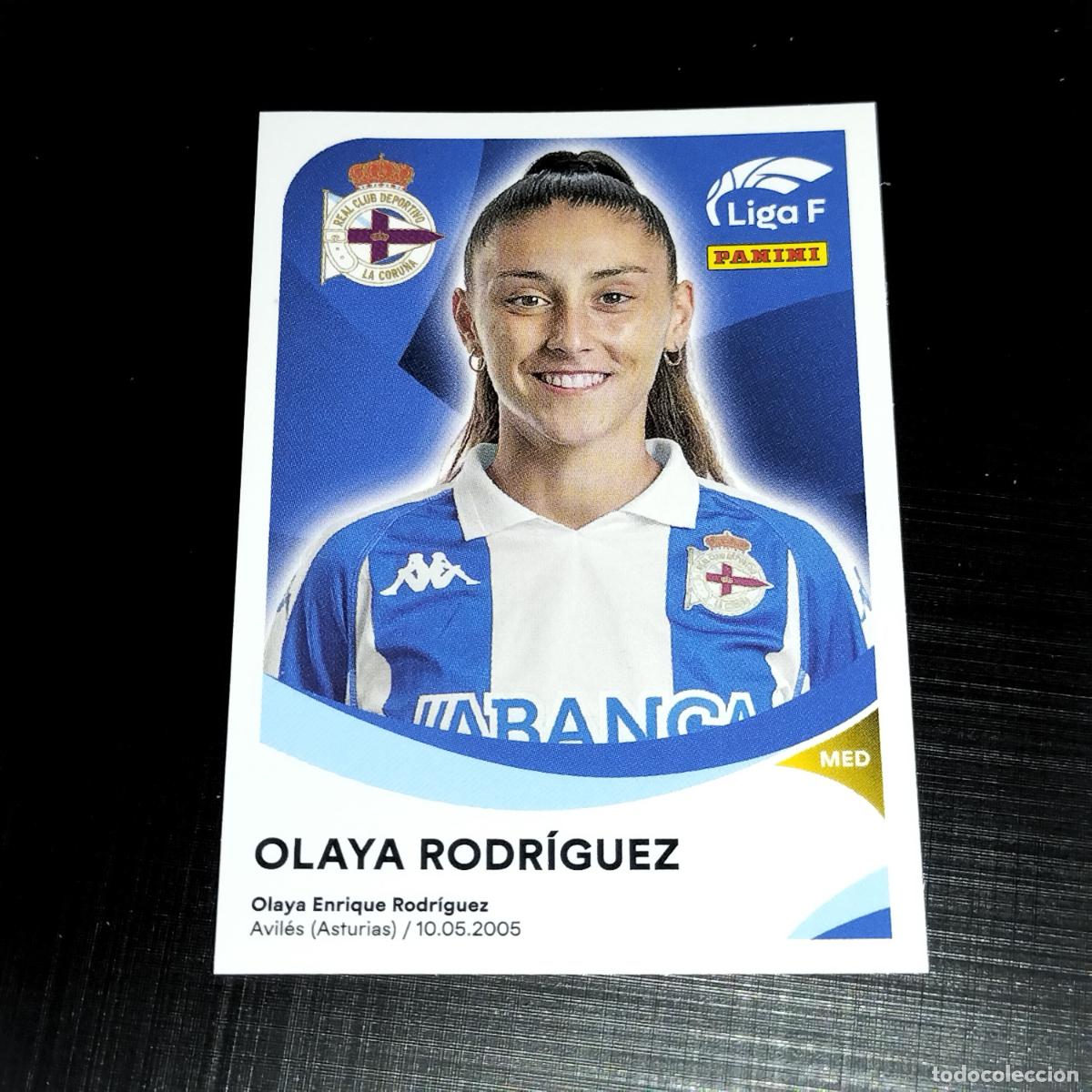 Cromos de f&uacute;tbol: 114 A OLAYA RODRIGUEZ DEPORTIVO CORU&Ntilde;A ABANCA CROMOS LIGA F FEMENINA PANINI 2024 2025 24 25