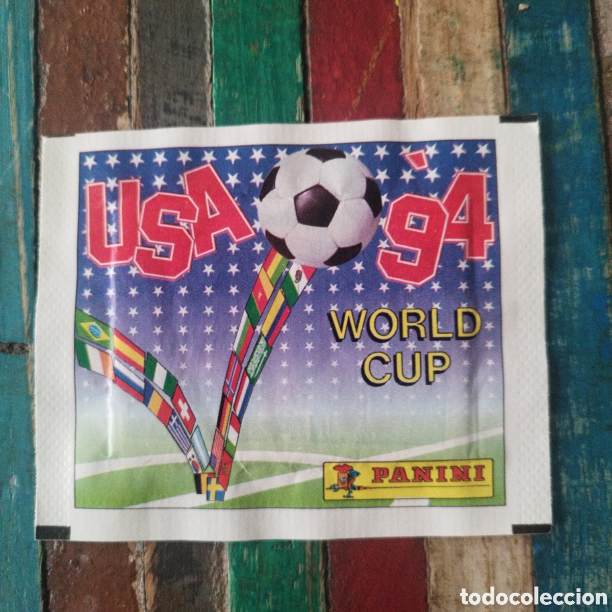 Cromos de f&uacute;tbol: PANINI USA 94 , SOBRE SIN ABRIR