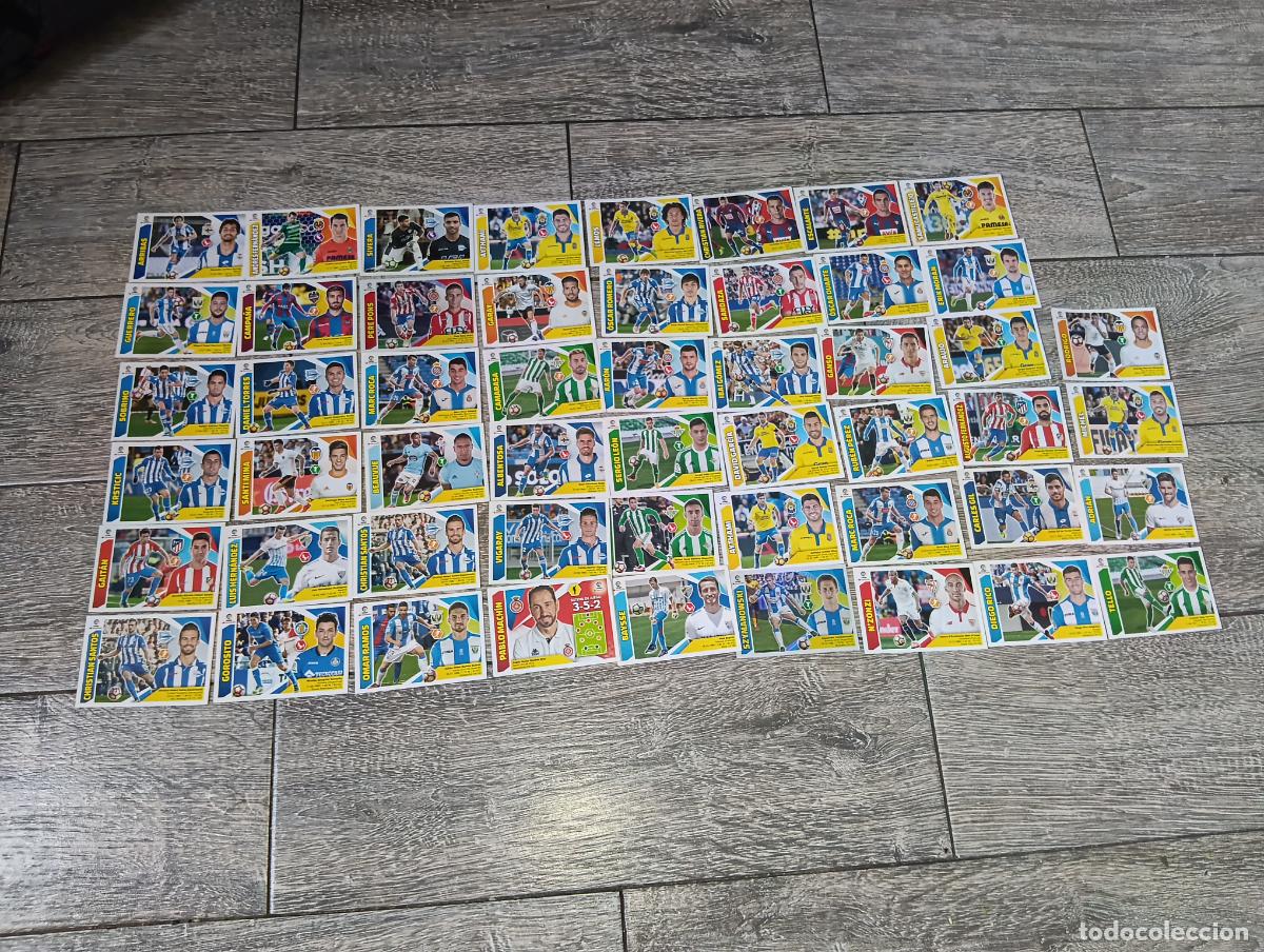 Cromos de f&uacute;tbol: Lote cromos futbol Liga 2017 2018 17 18 colecciones este