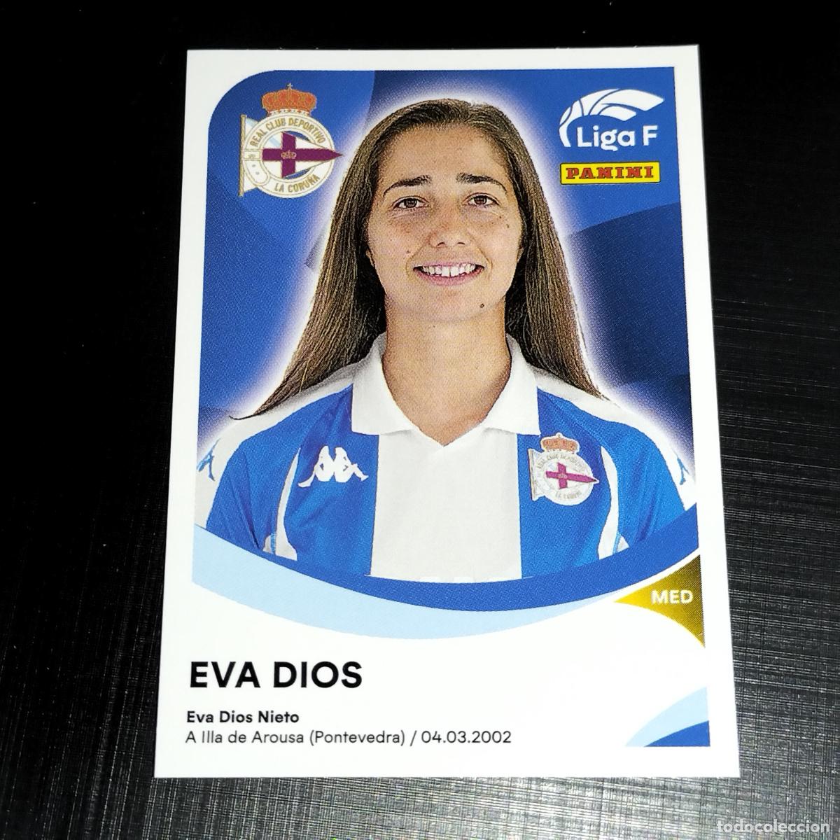 Cromos de f&uacute;tbol: 115 EVA DIOS DEPORTIVO CORU&Ntilde;A ABANCA CROMOS LIGA F FEMENINA PANINI 2024 2025 24 25