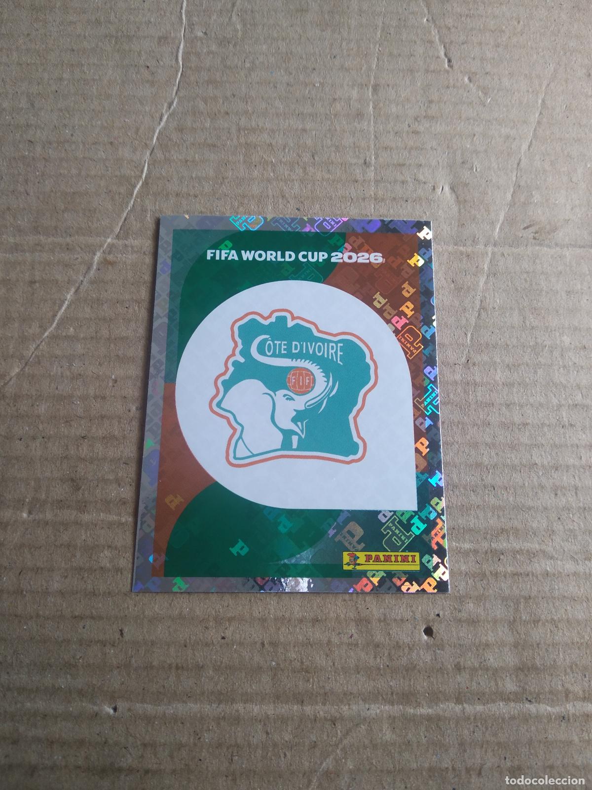 Cromos de f&uacute;tbol: CIV 1 ESCUDO COSTA MARFIL CROMO FUTBOL PANINI MUNDIAL 2026 WORLD CUP COPA MUNDO