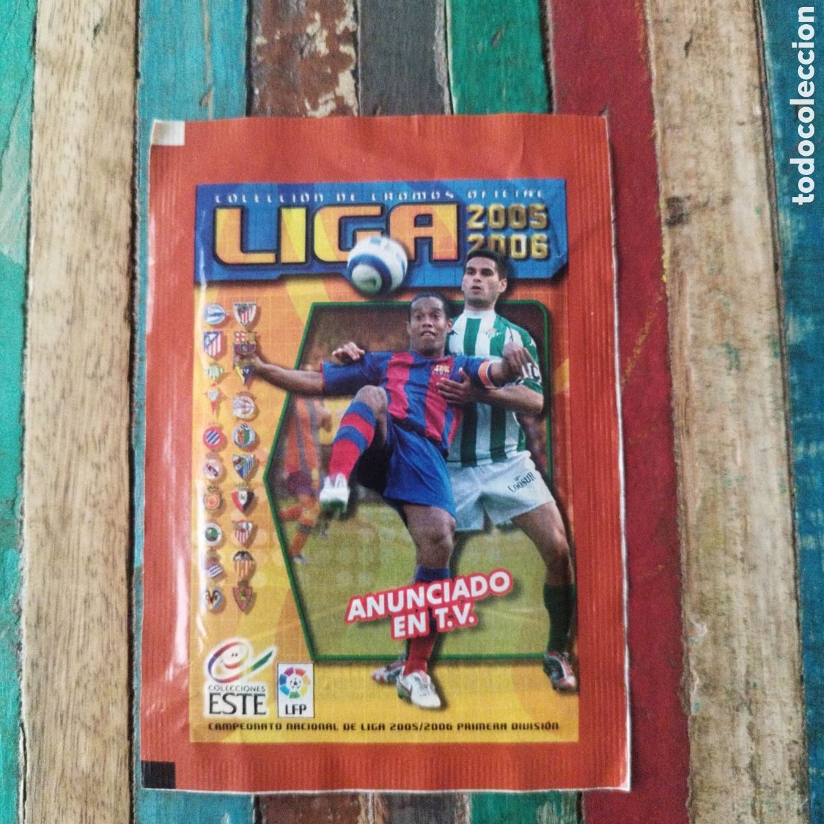 Cromos de f&uacute;tbol: COLECCIONES ESTE 2005 2006 , SOBRE SIN ABRIR - Foto 1