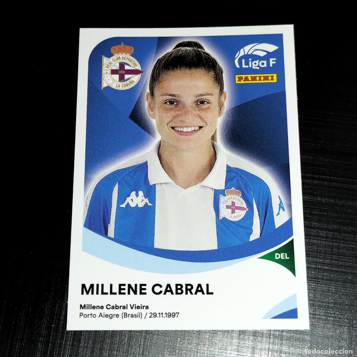 Cromos de f&uacute;tbol: 120 MILLENE CABRAL DEPORTIVO CORU&Ntilde;A ABANCA CROMOS LIGA F FEMENINA PANINI 2024 2025 24 25