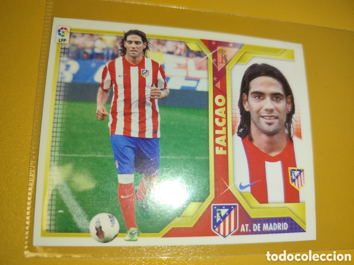 Cromos de f&uacute;tbol: Falcao, fichaje 45, colecciones Este 11-12