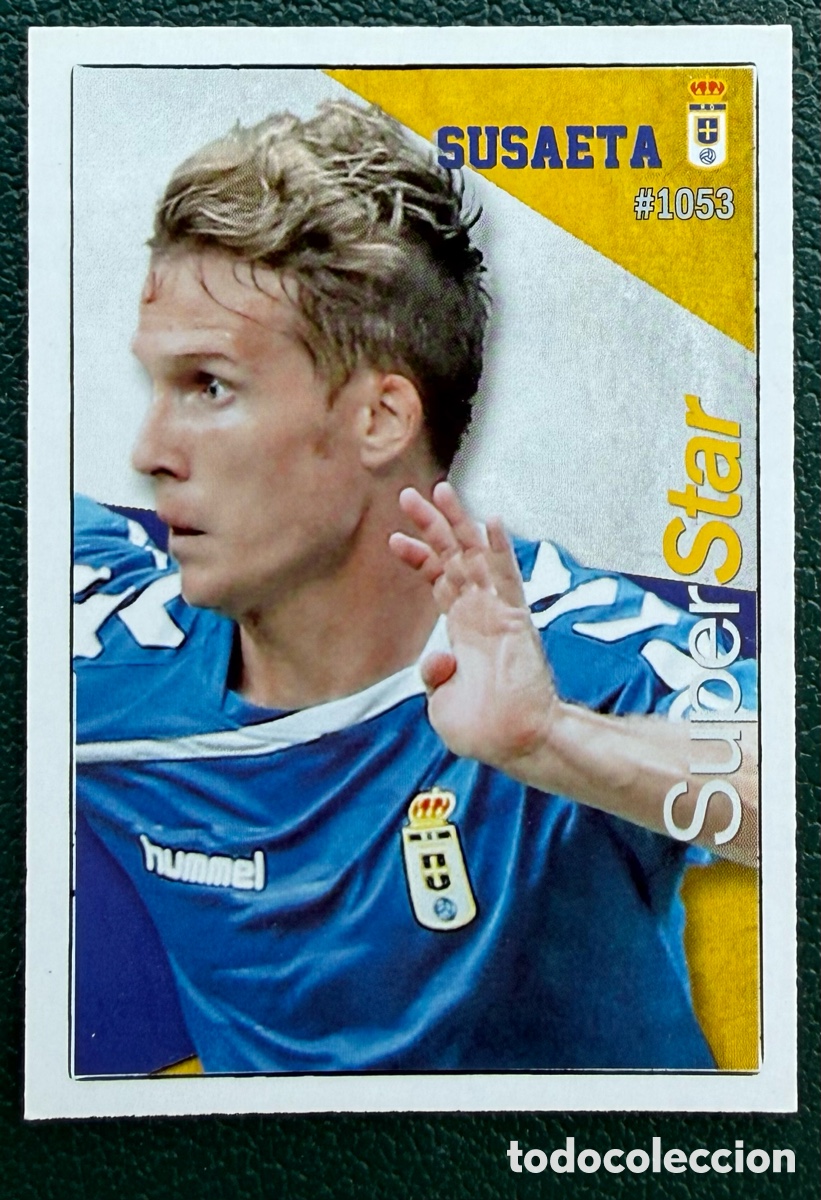 Cromos de f&uacute;tbol: 1053 SUSAETA SUPERSTAR REAL OVIEDO FICHAS ALBUM MUNDICROMO 2015 2016 15 16