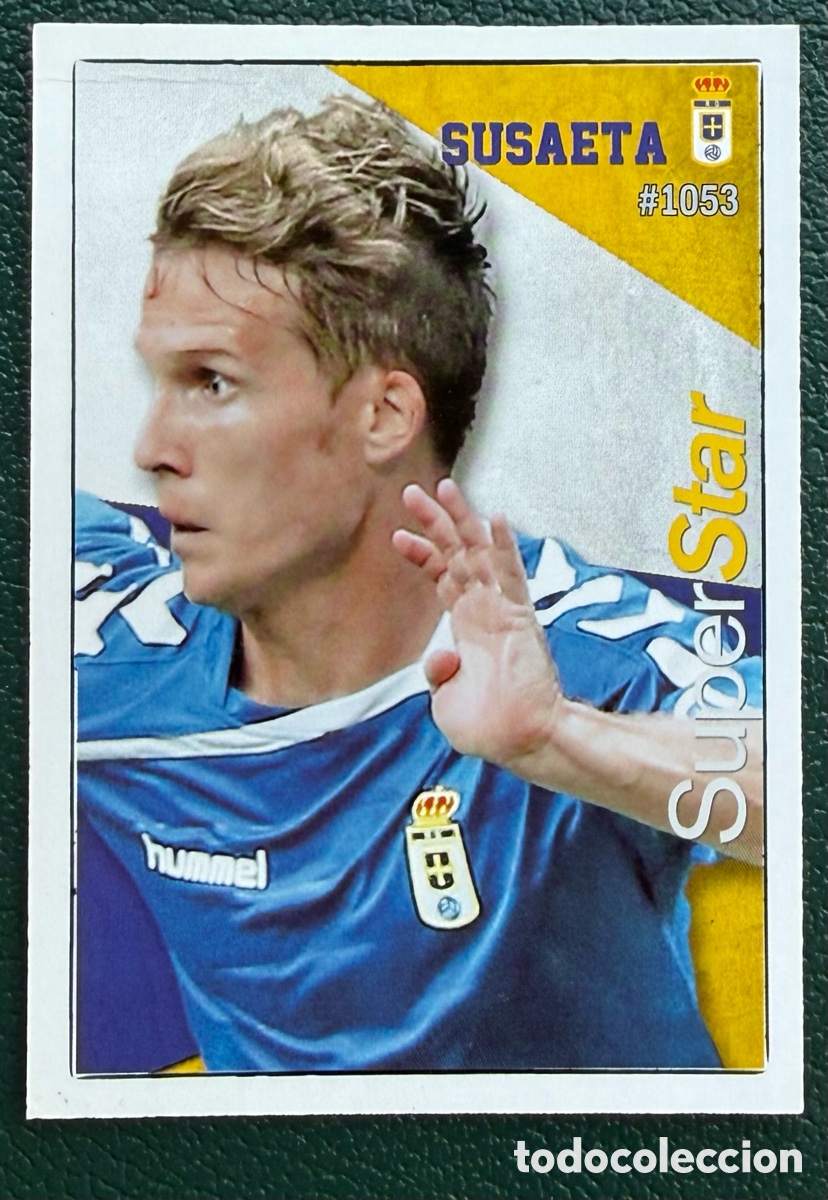 Cromos de f&uacute;tbol: 1053 SUSAETA SUPERSTAR REAL OVIEDO FICHAS ALBUM MUNDICROMO 2015 2016 15 16