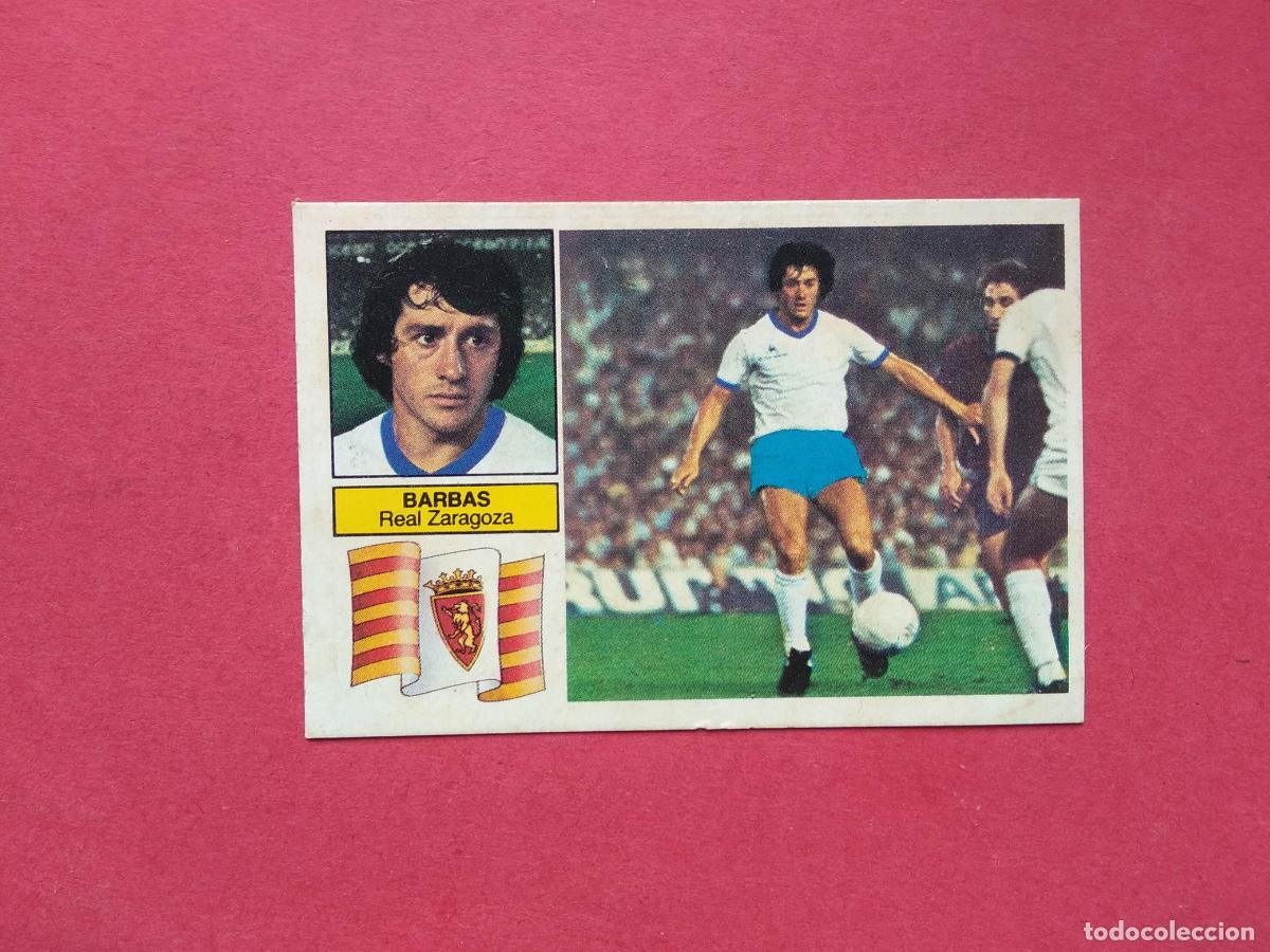 Cromos de f&uacute;tbol: EDICIONES ESTE LIGA 82 83 1982 1983 CROMO DESPEGADO FICHAJE N&ordm; 4 BARBAS ZARAGOZA