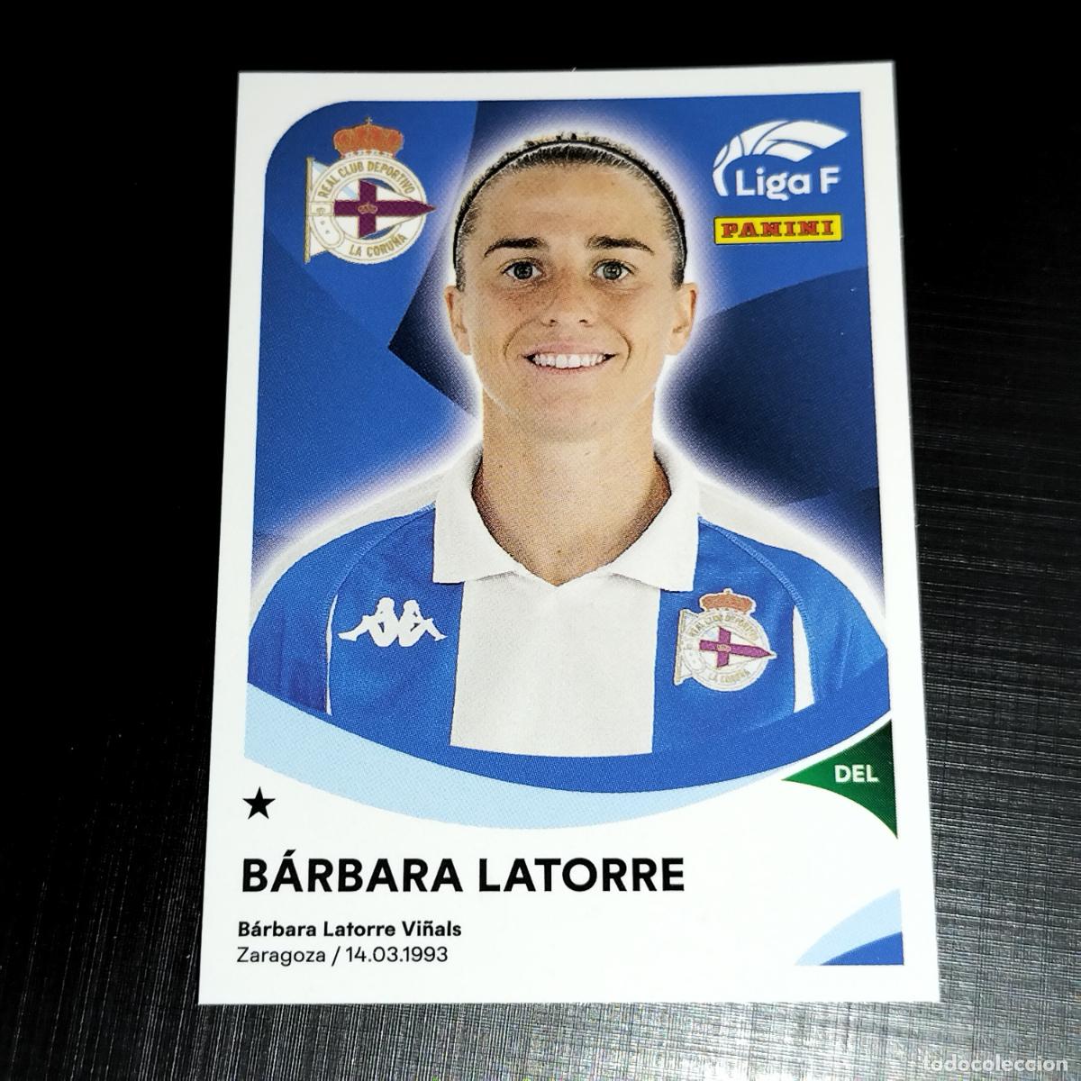 Cromos de f&uacute;tbol: 121 BARBARA LATORRE DEPORTIVO CORU&Ntilde;A ABANCA CROMOS LIGA F FEMENINA PANINI 2024 2025 24 25