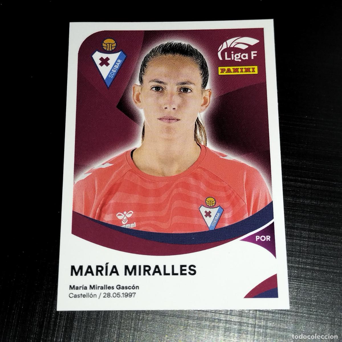Cromos de f&uacute;tbol: 124 MARIA MIRALLES SD EIBAR CROMOS LIGA F FEMENINA PANINI 2024 2025 24 25