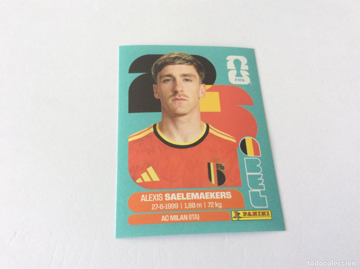 Cromos de f&uacute;tbol: BEL12 BEL 12 Alexis Saelemaekers B&eacute;lgica Sticker Cromo FIFA World Cup 2026 26 Panini Mundial