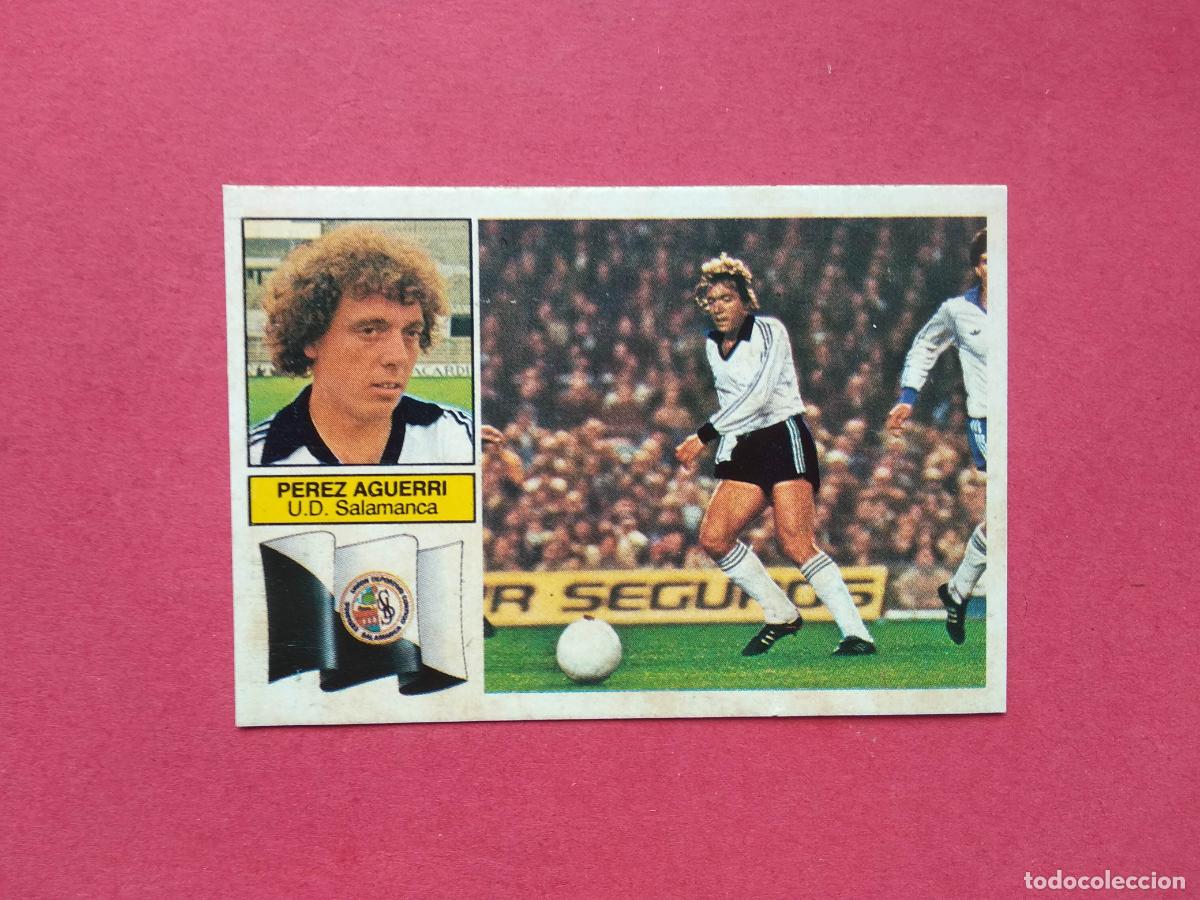Cromos de f&uacute;tbol: EDICIONES ESTE LIGA 82 83 1982 1983 CROMO DESPEGADO FICHAJE N&ordm; 12 PEREZ AGUERRI SALAMANCA