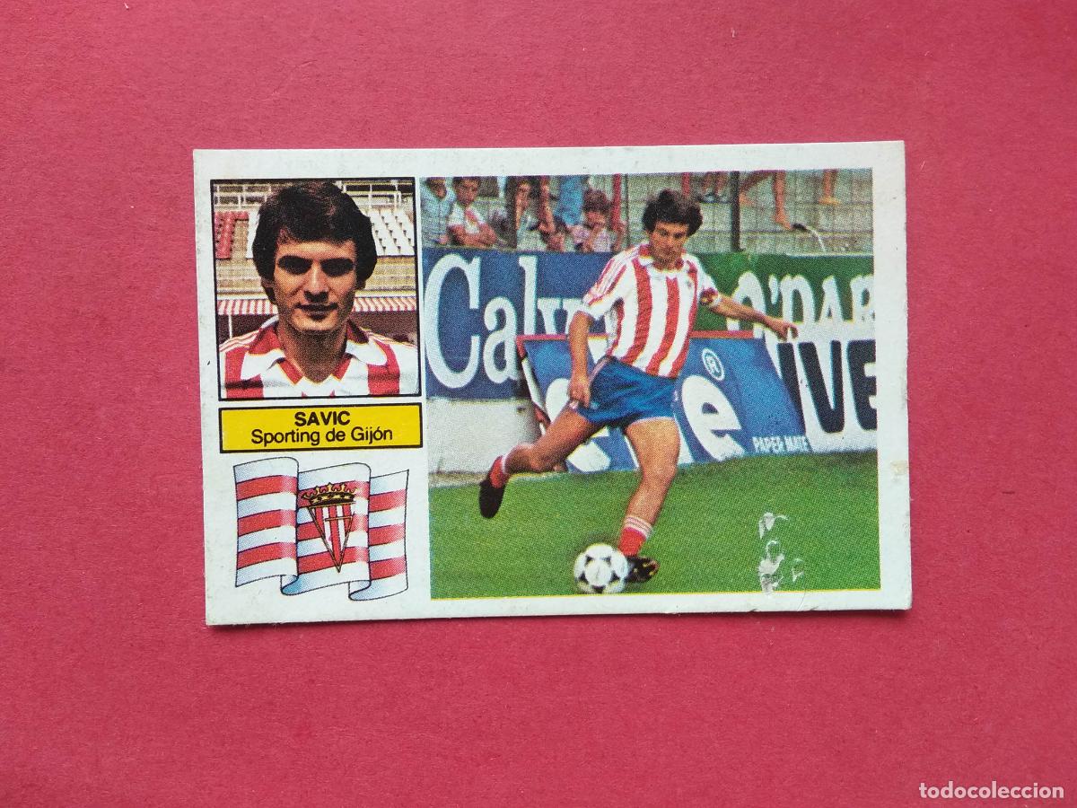 Cromos de f&uacute;tbol: EDICIONES ESTE LIGA 82 83 1982 1983 CROMO DESPEGADO FICHAJE N&ordm; 18 SAVIC SPORTING DE GIJON