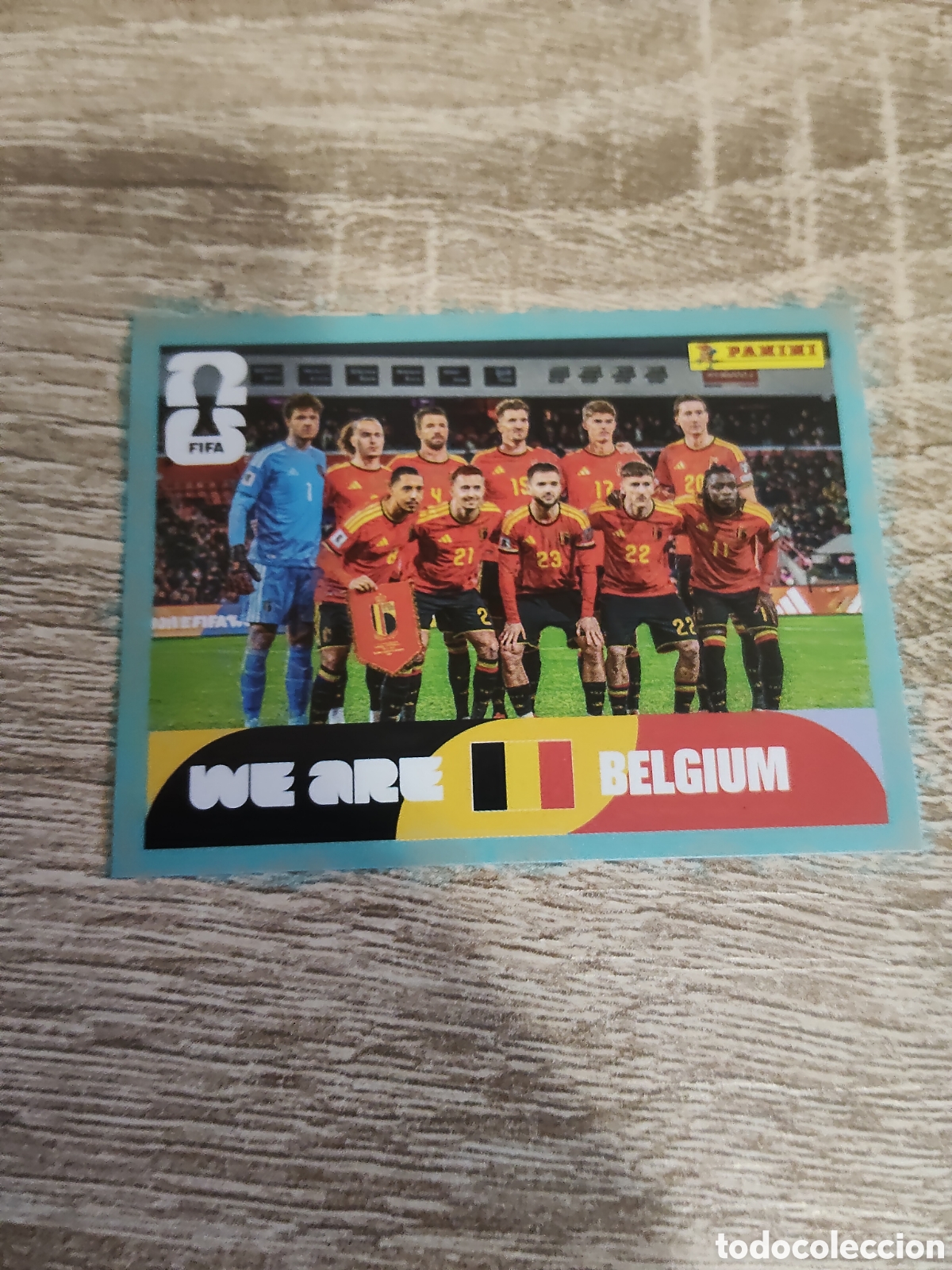 Cromos de f&uacute;tbol: Panini mundial 2026 BEL 13 alineaci&oacute;n B&eacute;lgica
