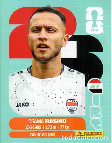 Cromos de f&uacute;tbol: CROMO PANINI MUNDIAL WORLD CUP 2026 - IRQ17 IRQ 17 - RASHID - IRAQ