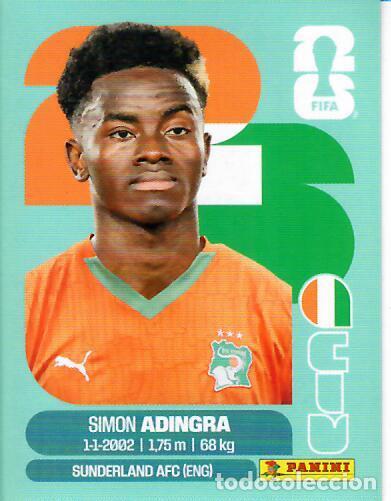 Cromos de f&uacute;tbol: CROMO PANINI MUNDIAL WORLD CUP 2026 - CIV17 CIV 17 - ADINGRA - COSTA DE MARFIL
