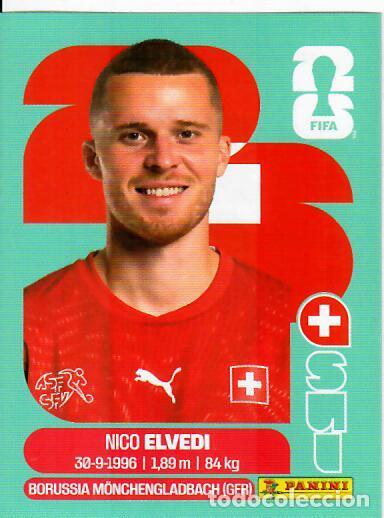 Cartes &agrave; collectionner de Football: CROMO PANINI MUNDIAL WORLD CUP 2026 - SUI6 SUI 6 - ELVEDI - SUIZA