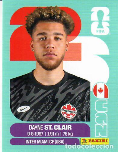Cartes &agrave; collectionner de Football: CROMO PANINI MUNDIAL WORLD CUP 2026 - CAN2 CAN 2 - ST. CLAIR - CANAD&Aacute;