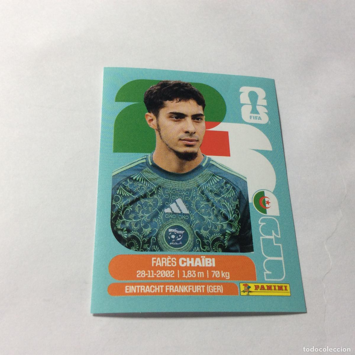 Cromos de Futebol: ALG14 ALG 14 Far&eacute;s Chaibi Argelia Cromo Sticker FIFA World Cup 2026 26 Panini