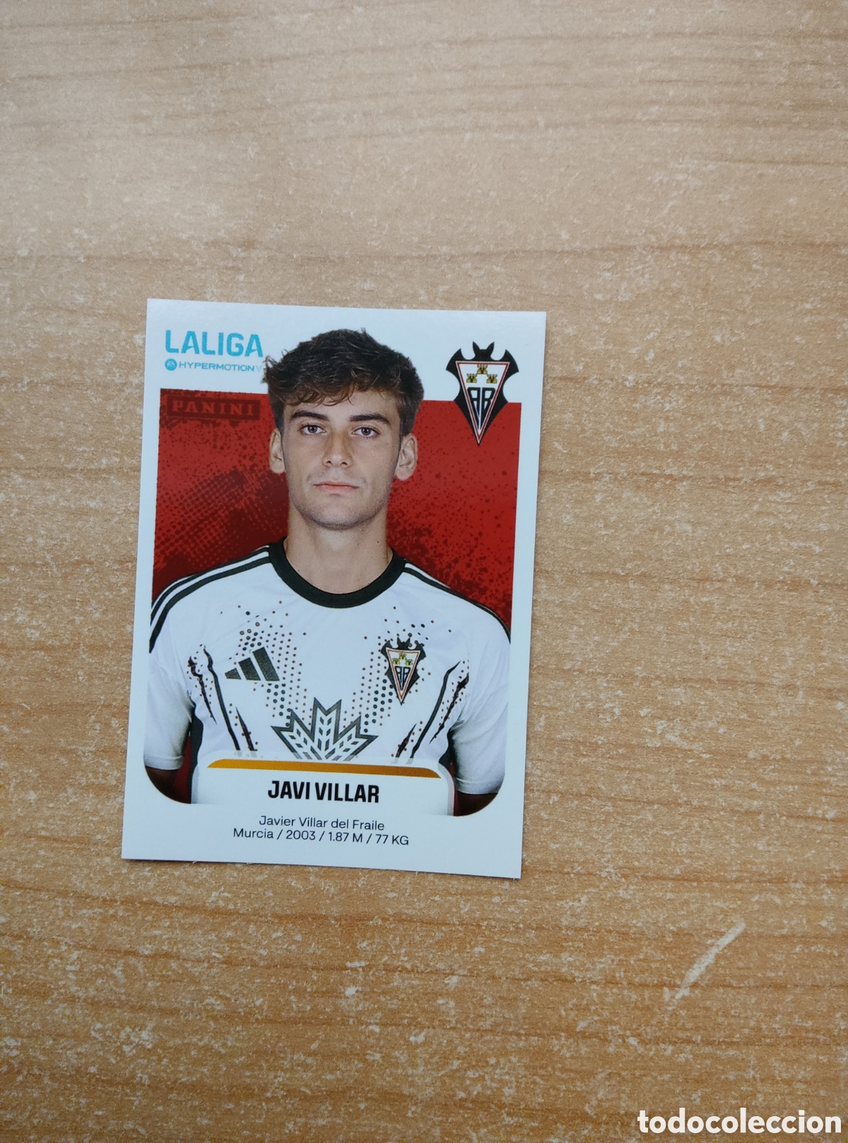 Cromos de f&uacute;tbol: 15 JAVI VILLAR ALBACETE LIGA HYPERMOTION 2025 2026