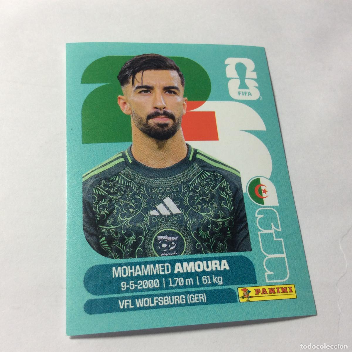 Cromos de f&uacute;tbol: ALG20 ALG 20 Mohammed Amoura Argelia Cromo Sticker FIFA World Cup 2026 26 Panini