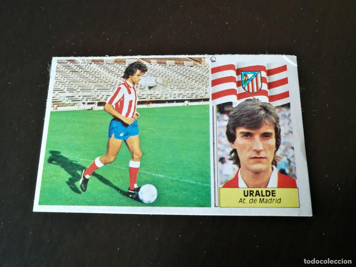 Cromos de f&uacute;tbol: Uralde At de Bilbao Ultimo Fichaje n&ordm; 30 Editorial Este despegado, Buen estado