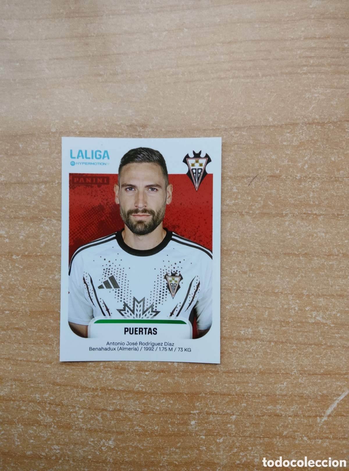 Cromos de f&uacute;tbol: 16 ANTONIO PUERTAS ALBACETE LIGA HYPERMOTION 2025 2026