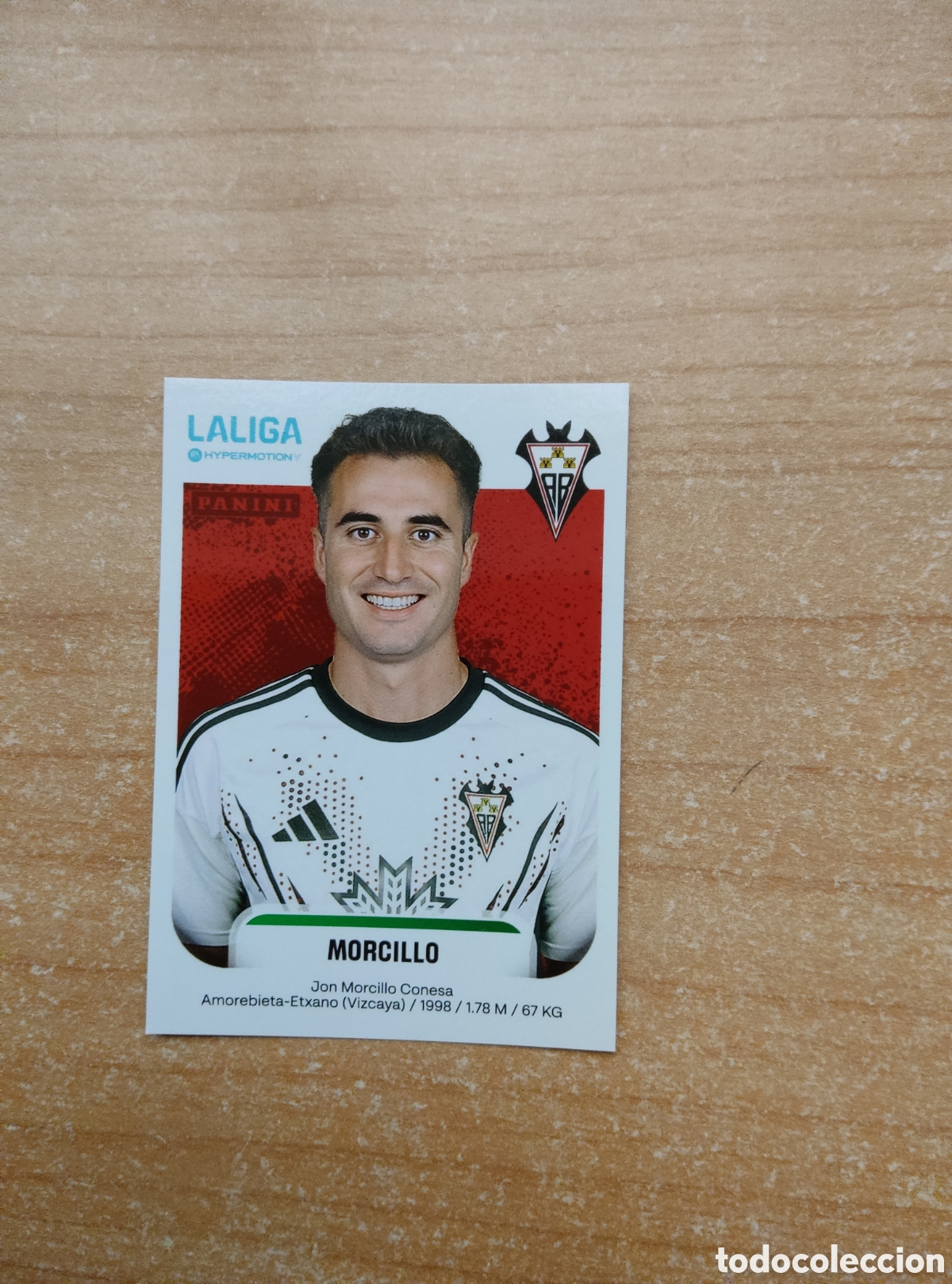 Cromos de f&uacute;tbol: 17 JON MORCILLO ALBACETE LIGA HYPERMOTION 2025 2026