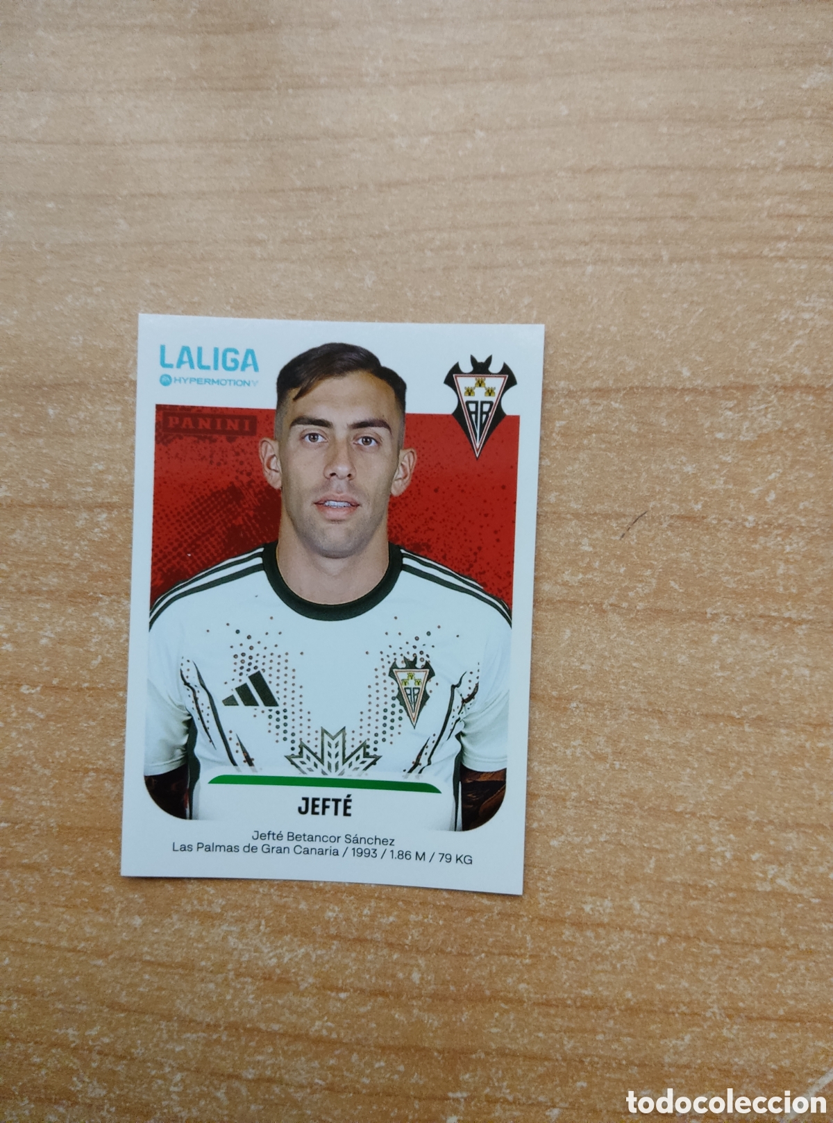 Cromos de f&uacute;tbol: 19 JEFTE BETANCOR ALBACETE LIGA HYPERMOTION 2025 2026