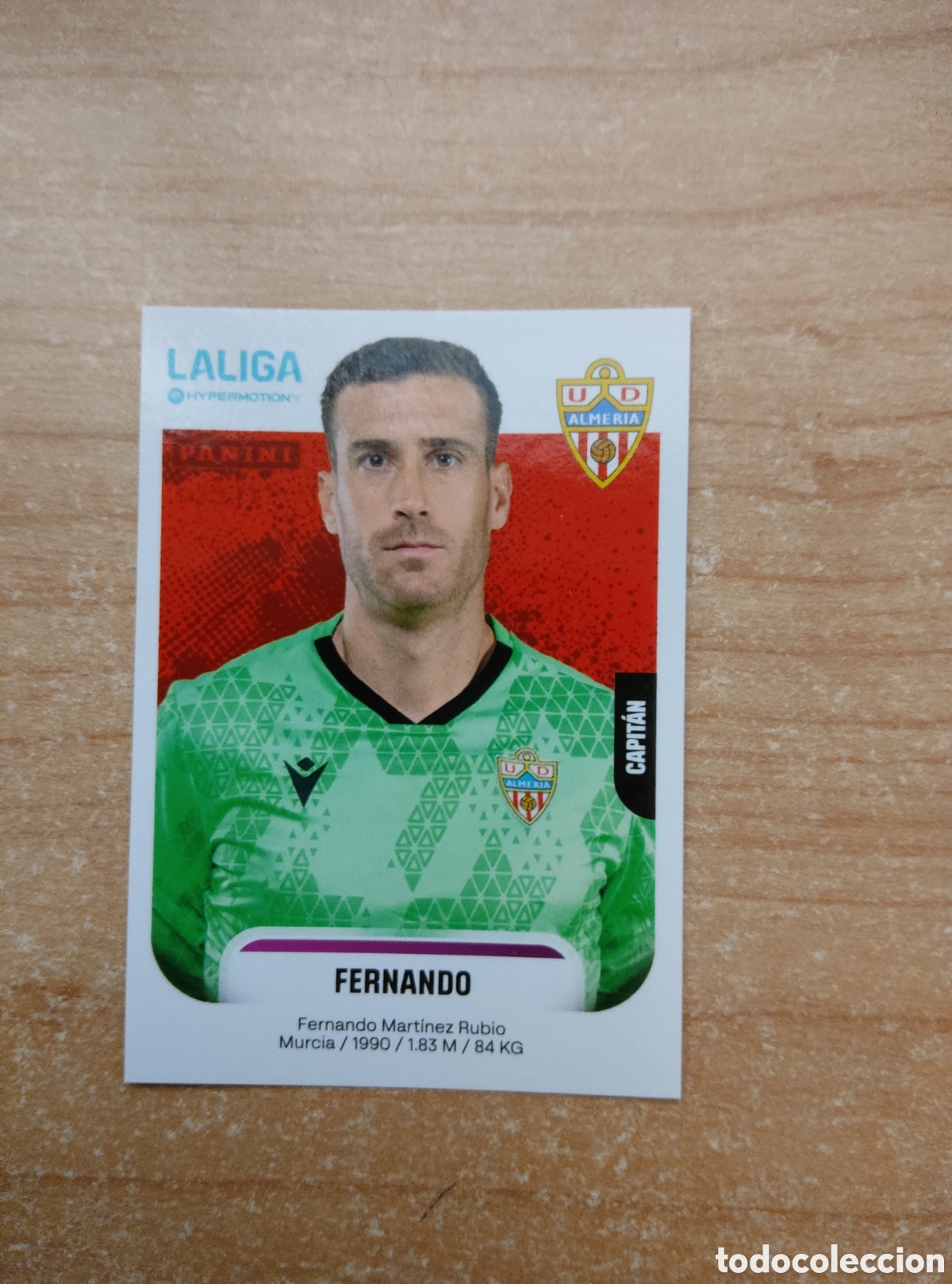 Cromos de f&uacute;tbol: 24 FERNANDO ALMERIA LIGA HYPERMOTION 2025 2026