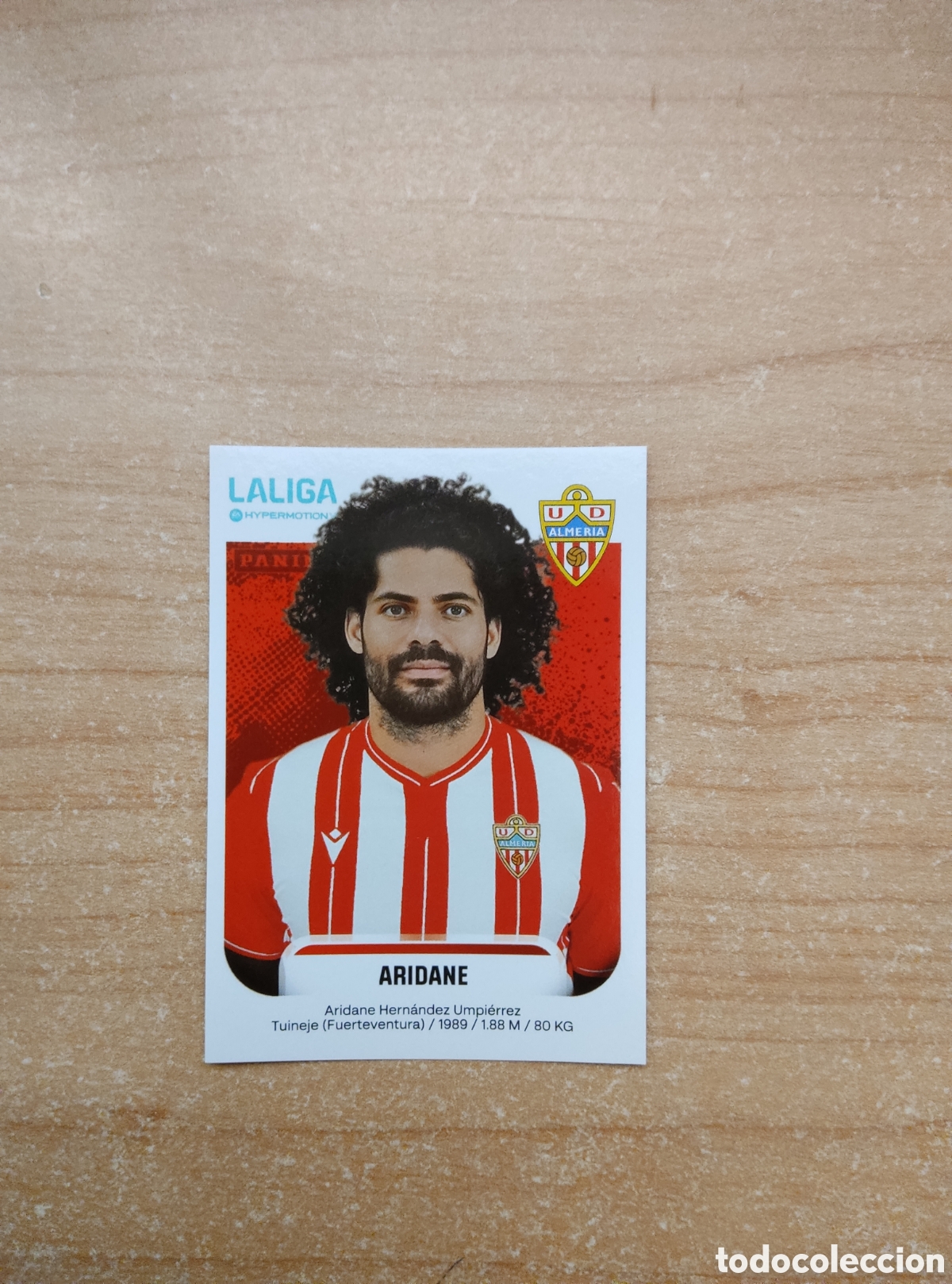 Cromos de f&uacute;tbol: 26B ARIDANE HERNANDEZ ALMERIA LIGA HYPERMOTION 2025 2026