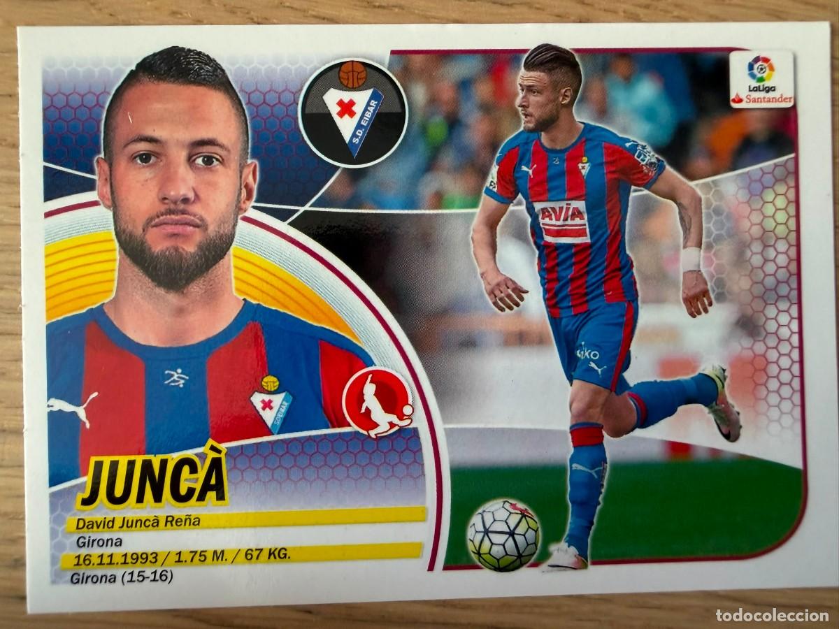 Cromos de f&uacute;tbol: 7A 7 A JUNCA EIBAR 16 17 2016 2017 LIGA SANTANDER COLECCIONES ESTE SIN PEGAR STICKER
