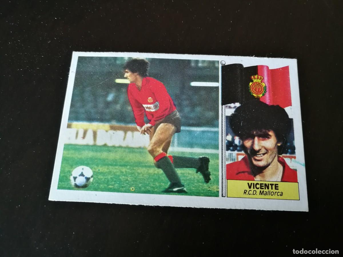 Cromos de f&uacute;tbol: Vicente RCD Mallorca n&ordm; 32 Editorial Este despegado, Buen estado