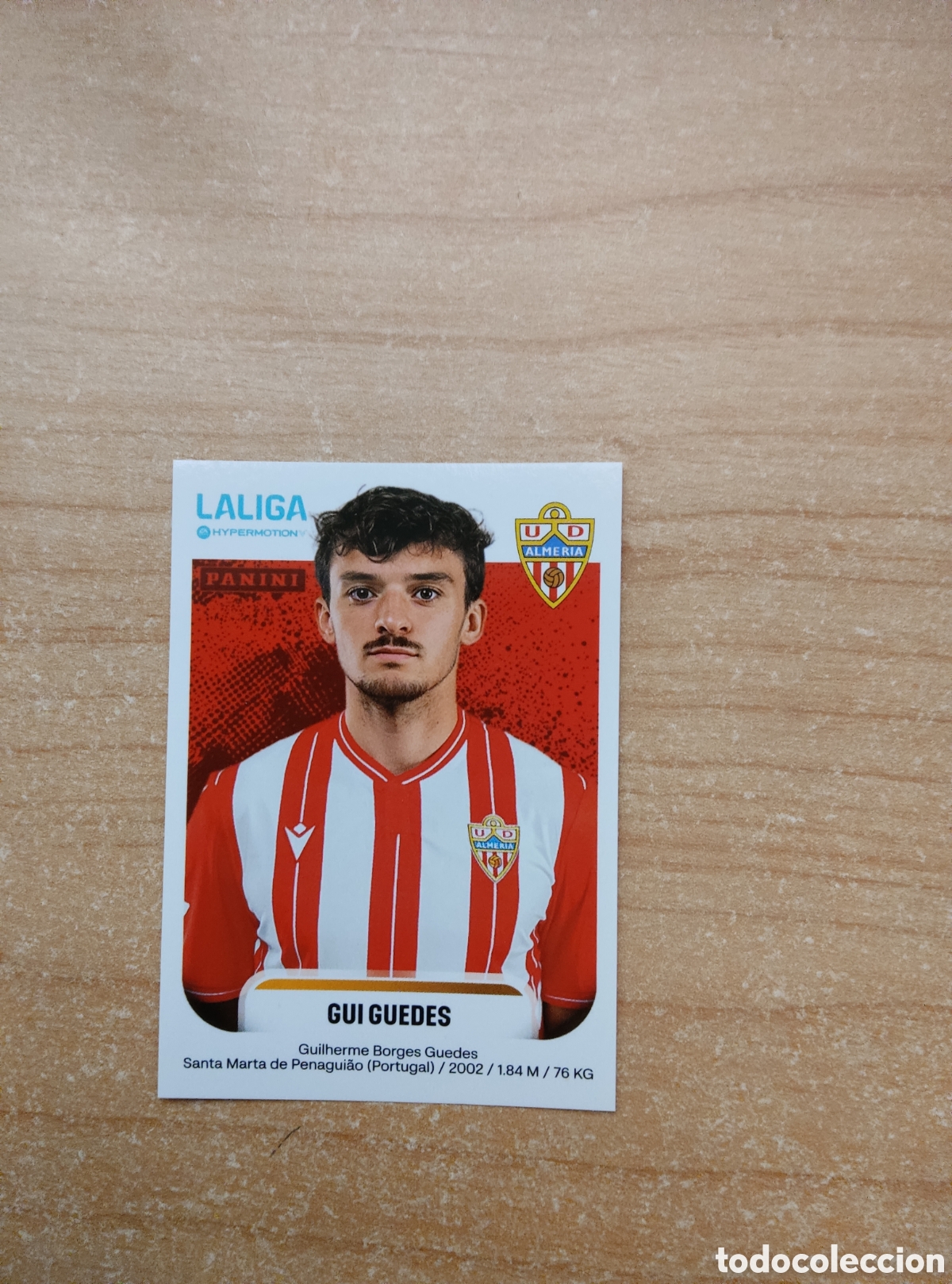 Cromos de f&uacute;tbol: 31 GUI GUEDES ALMERIA LIGA HYPERMOTION 2025 2026
