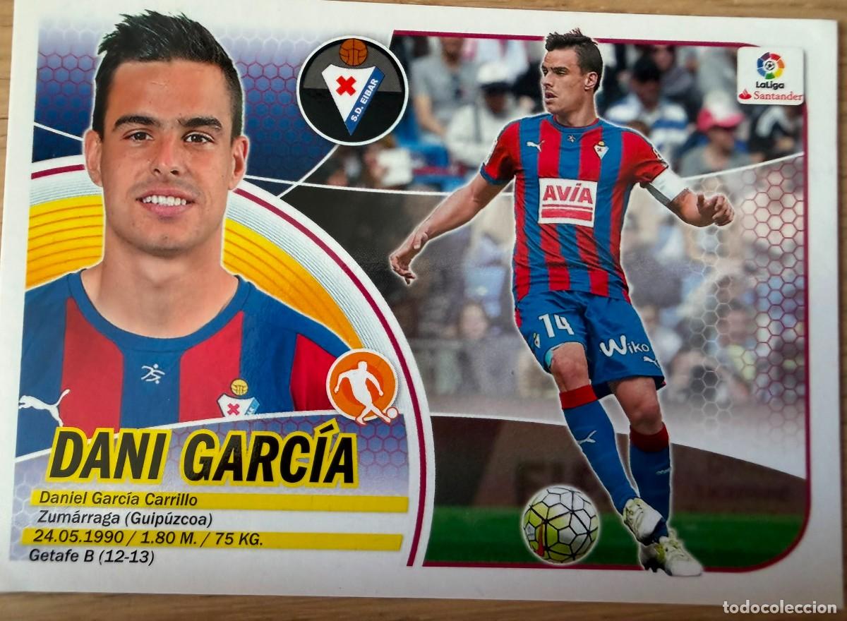Cromos de f&uacute;tbol: 9 DANI GARCIA EIBAR 16 17 2016 2017 LIGA SANTANDER COLECCIONES ESTE SIN PEGAR STICKER