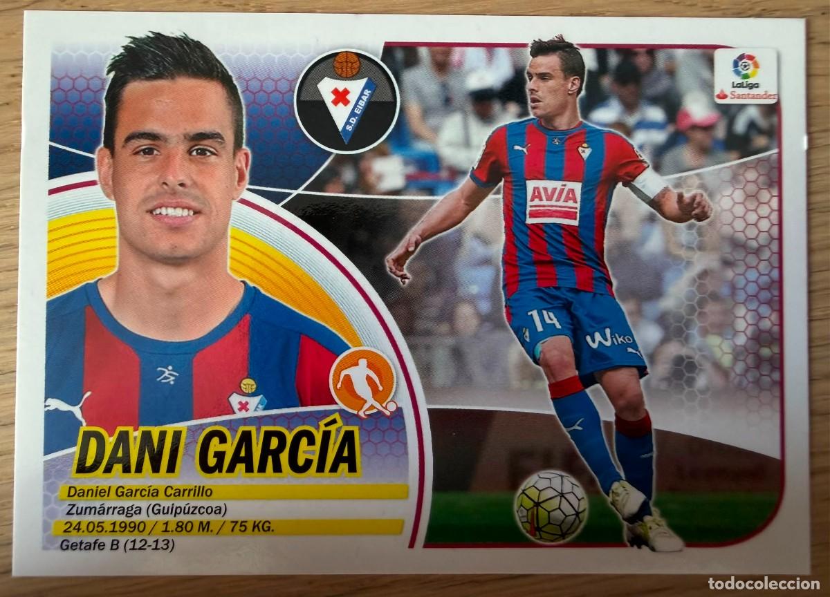 Cromos de f&uacute;tbol: 9 DANI GARCIA EIBAR 16 17 2016 2017 LIGA SANTANDER COLECCIONES ESTE SIN PEGAR STICKER