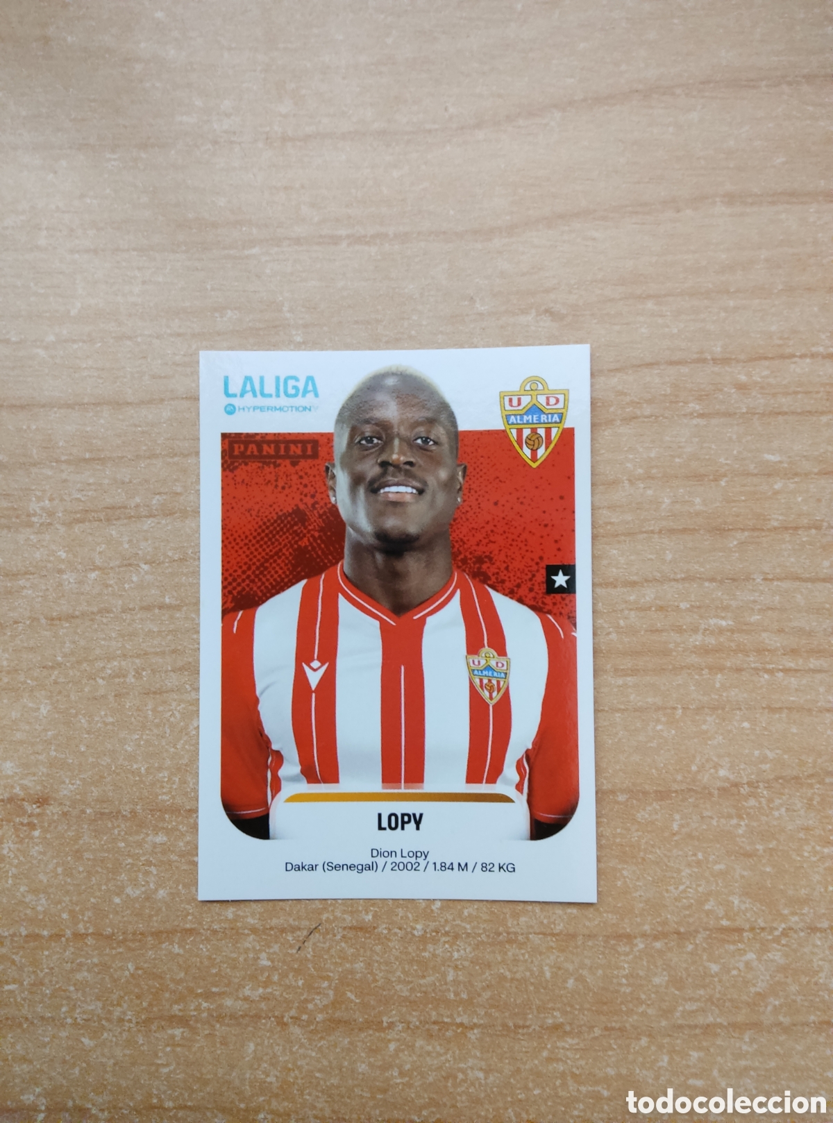 Cromos de f&uacute;tbol: 32 LOPY ALMERIA LIGA HYPERMOTION 2025 2026