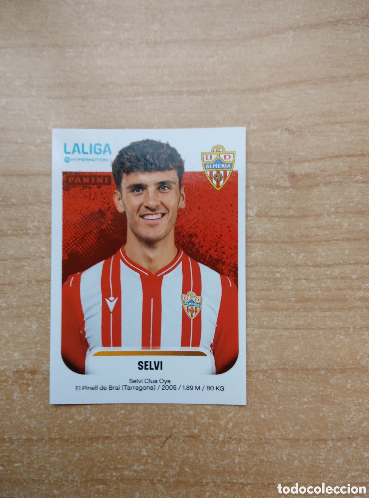 Fu&szlig;ball-Sticker: 33 SELVI ALMERIA LIGA HYPERMOTION 2025 2026